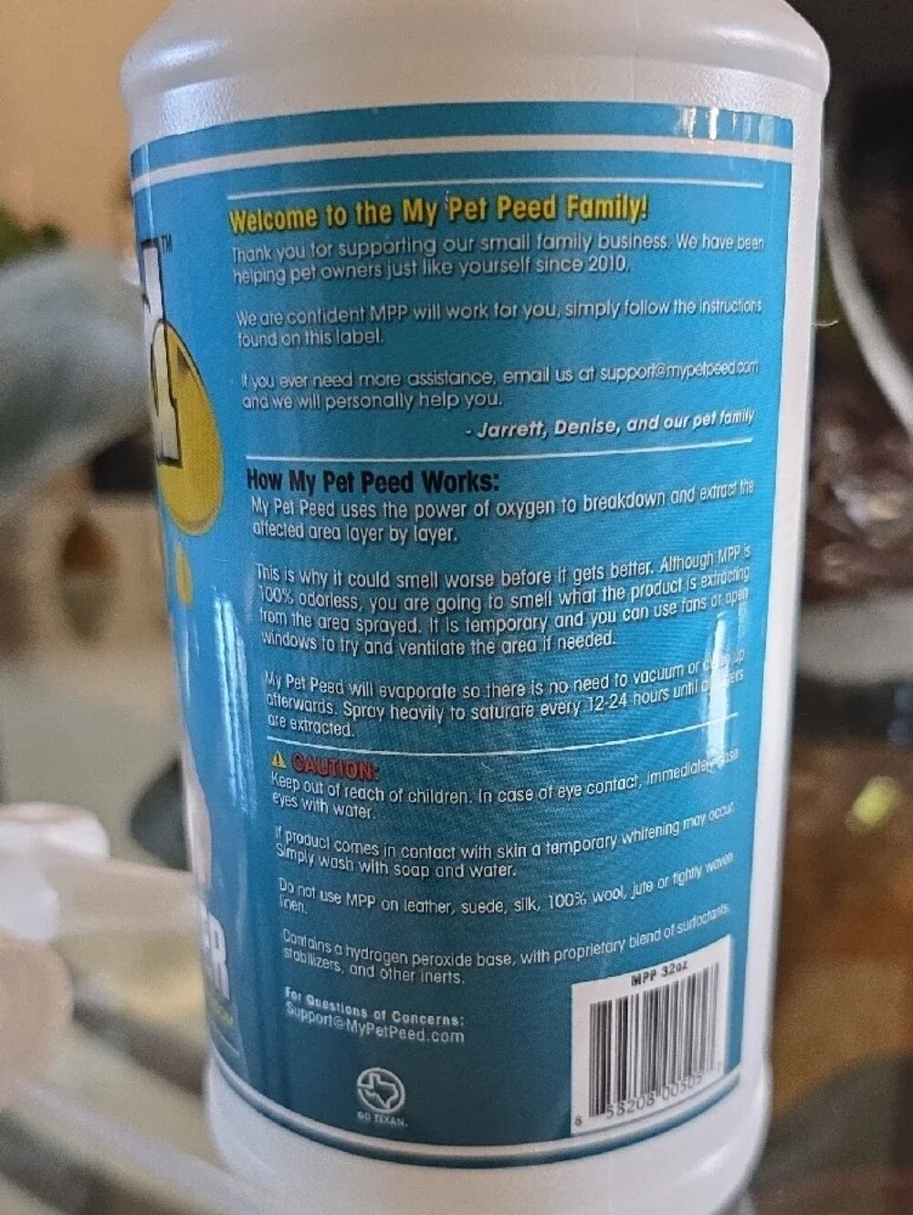My Pet Peed Pet Urine Remover Spray Bottle -32oz